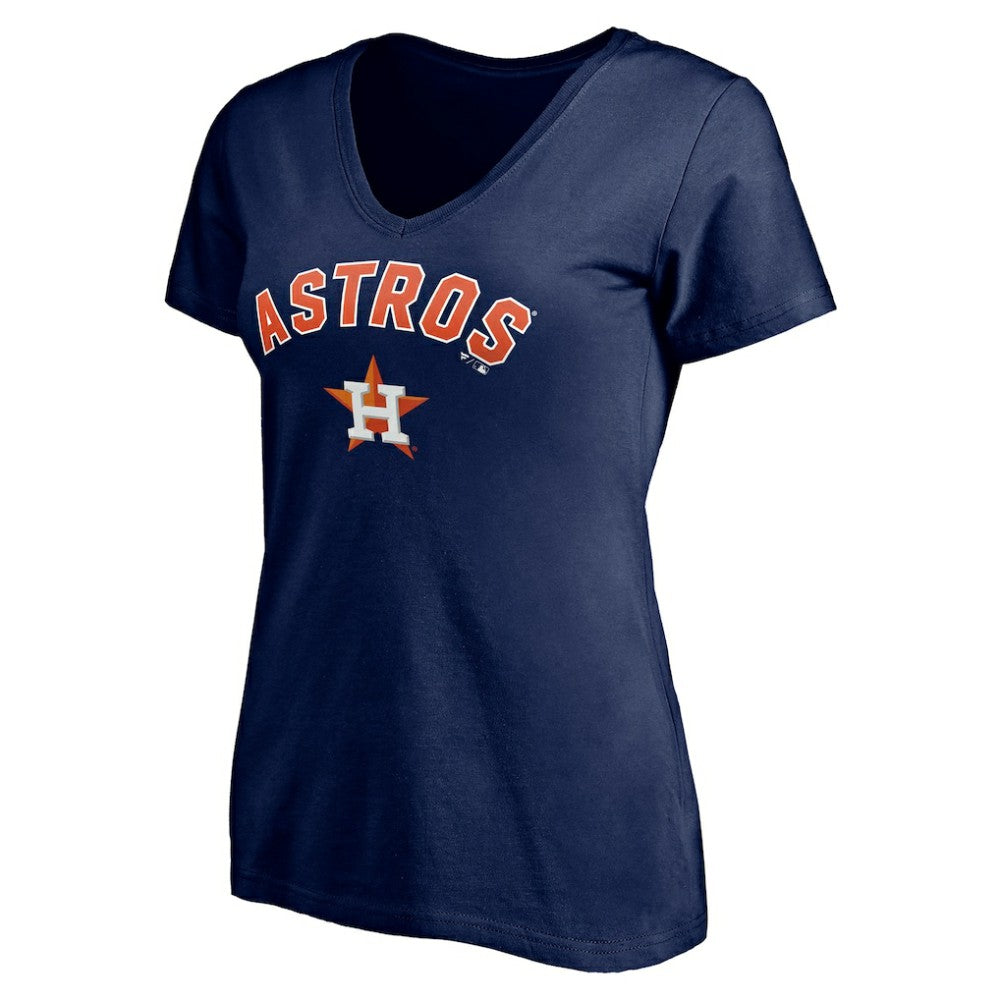 Houston Astros Women's Personalized Winning Streak Name & Number V-Neck T-Shirt Discount