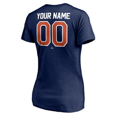 Houston Astros Women's Personalized Winning Streak Name & Number V-Neck T-Shirt Discount