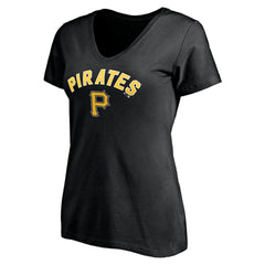 Pittsburgh Pirates Women's Personalized Winning Streak Name & Number V-Neck T-Shirt Outlet
