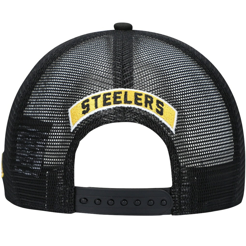 Pittsburgh Steelers New Era Shade Trucker 9FIFTY Snapback Hat - Black - NFL