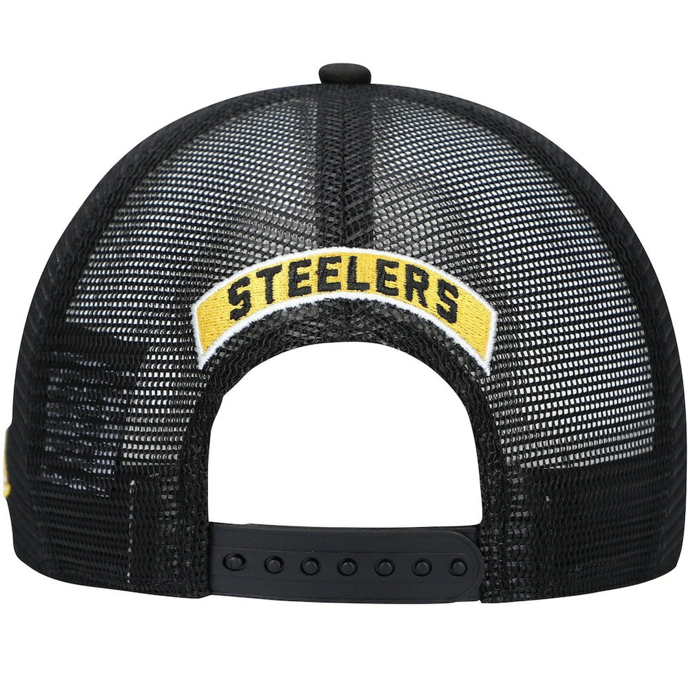 Pittsburgh Steelers New Era Shade Trucker 9FIFTY Snapback Hat - Black - NFL