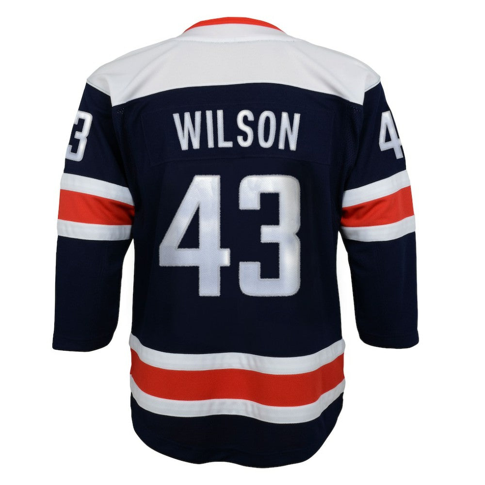 Tom Wilson Washington Capitals Youth 2020/21 Alternate Premier Player Jersey - Navy | NHL Clearance