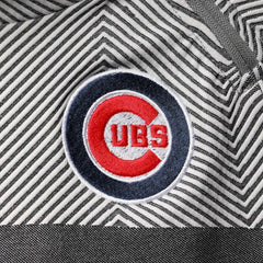 Chicago Cubs Levelwear Women's Verse Asymmetrical Raglan Tri-Blend Quarter-Zip Jacket Sale