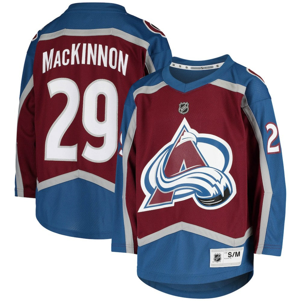 Nathan MacKinnon Colorado Avalanche Youth Home Replica Player Jersey - Burgundy | NHL Clearance