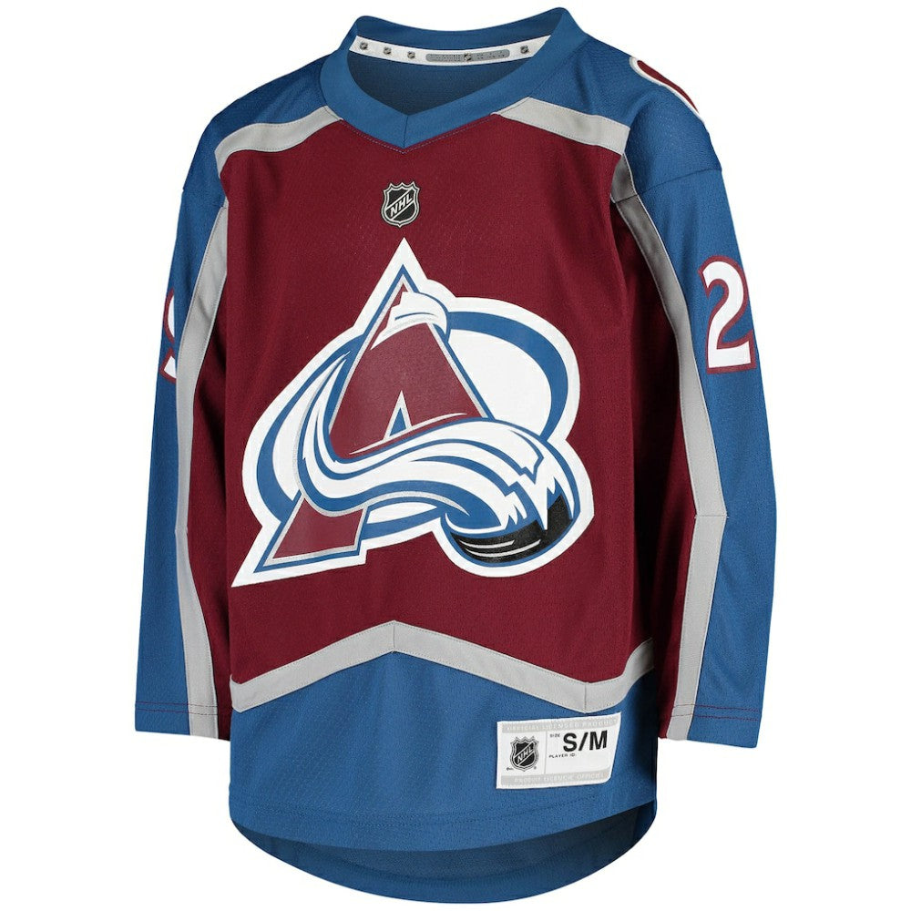 Nathan MacKinnon Colorado Avalanche Youth Home Replica Player Jersey - Burgundy | NHL Clearance