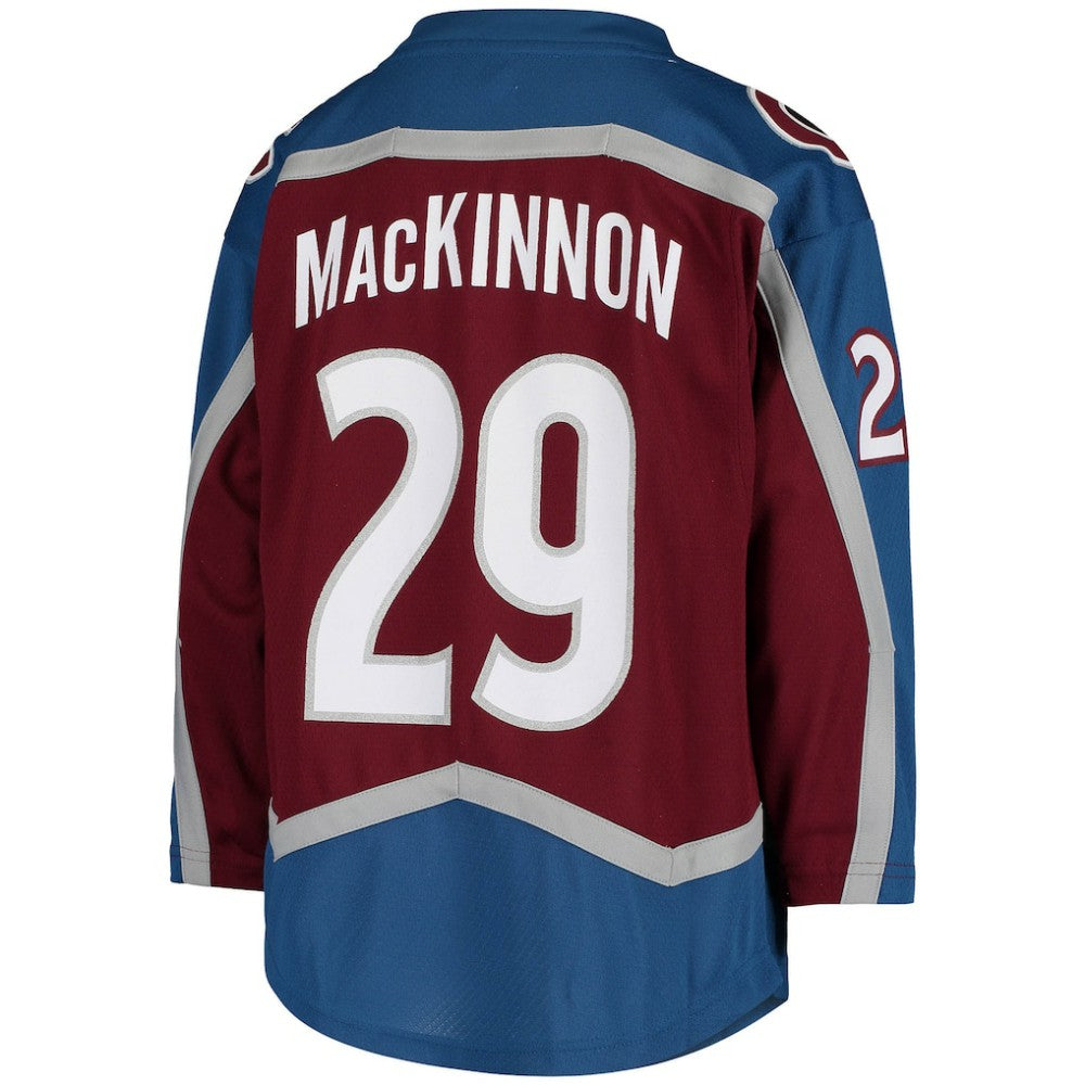 Nathan MacKinnon Colorado Avalanche Youth Home Replica Player Jersey - Burgundy | NHL Clearance