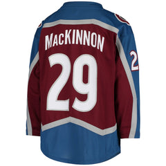 Nathan MacKinnon Colorado Avalanche Youth Home Replica Player Jersey - Burgundy | NHL Clearance