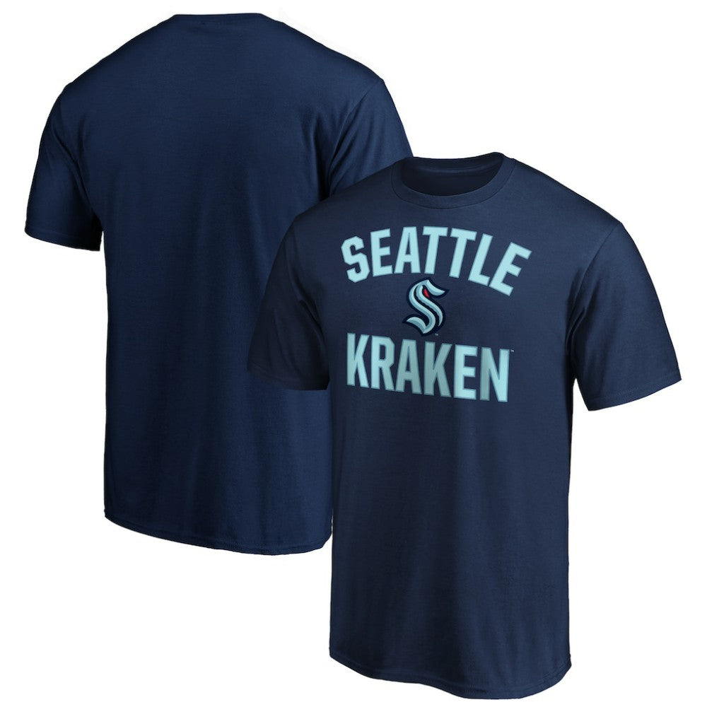 Seattle Kraken Fanatics Victory Arch T-Shirt - Navy | Fanatics discount