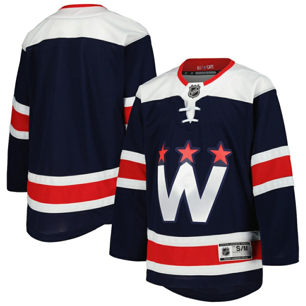 Washington Capitals Youth 2020/21 Alternate Premier Jerseys - Navy | NHL on sale