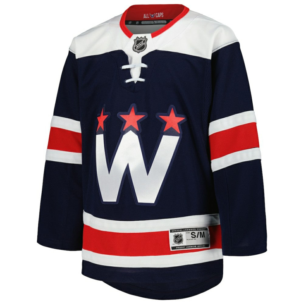 Washington Capitals Youth 2020/21 Alternate Premier Jerseys - Navy | NHL on sale