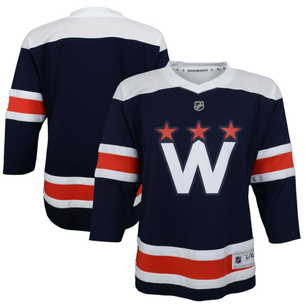 Washington Capitals Youth 2020/21 Alternate Replica Jersey - Navy | NHL on sale