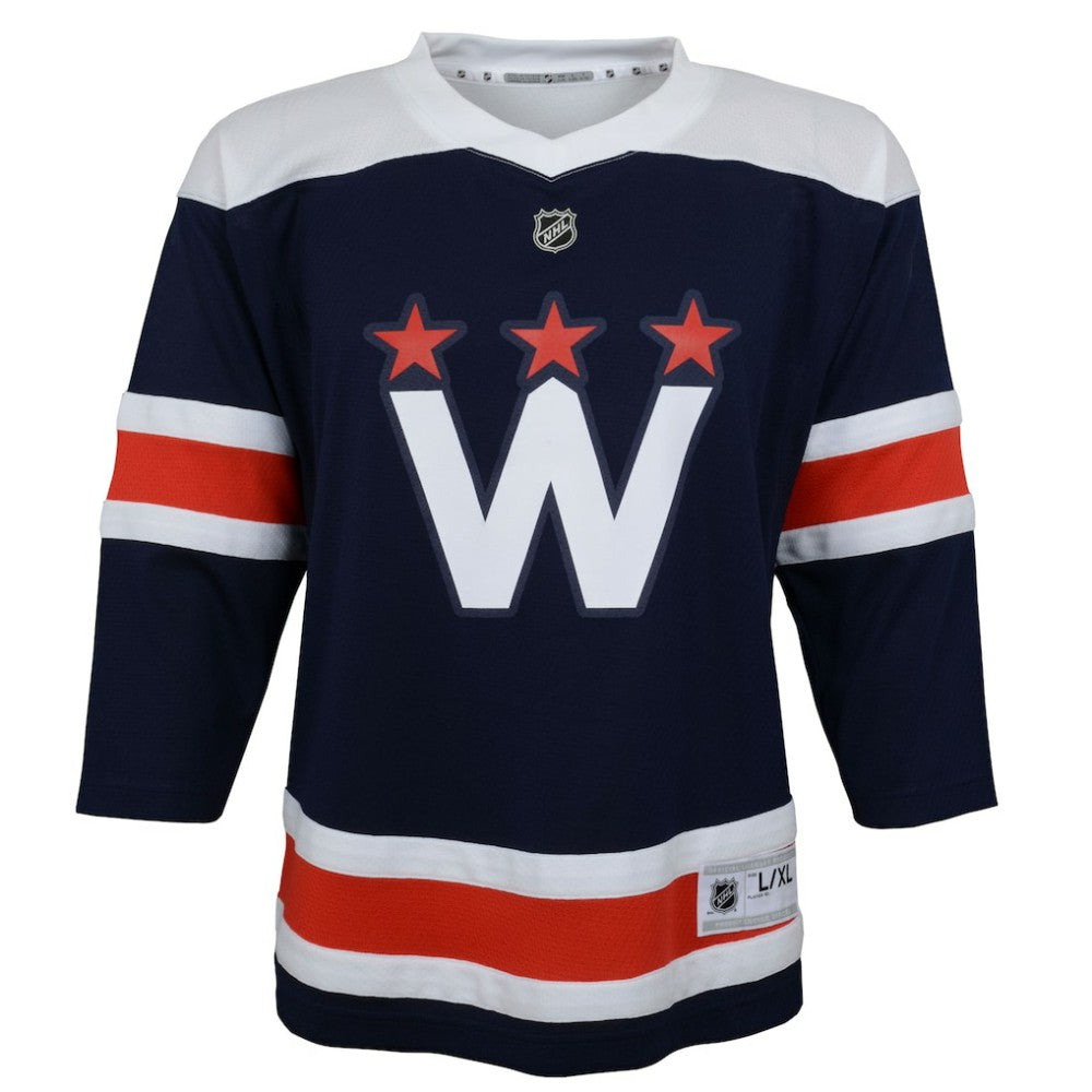 Washington Capitals Youth 2020/21 Alternate Replica Jersey - Navy | NHL on sale