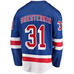 Igor Shesterkin New York Rangers Fanatics Home Breakaway Player Jersey - Blue | Fanatics online