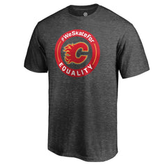 Calgary Flames #WeSkateFor T-Shirt - Heather Gray | NHL near me