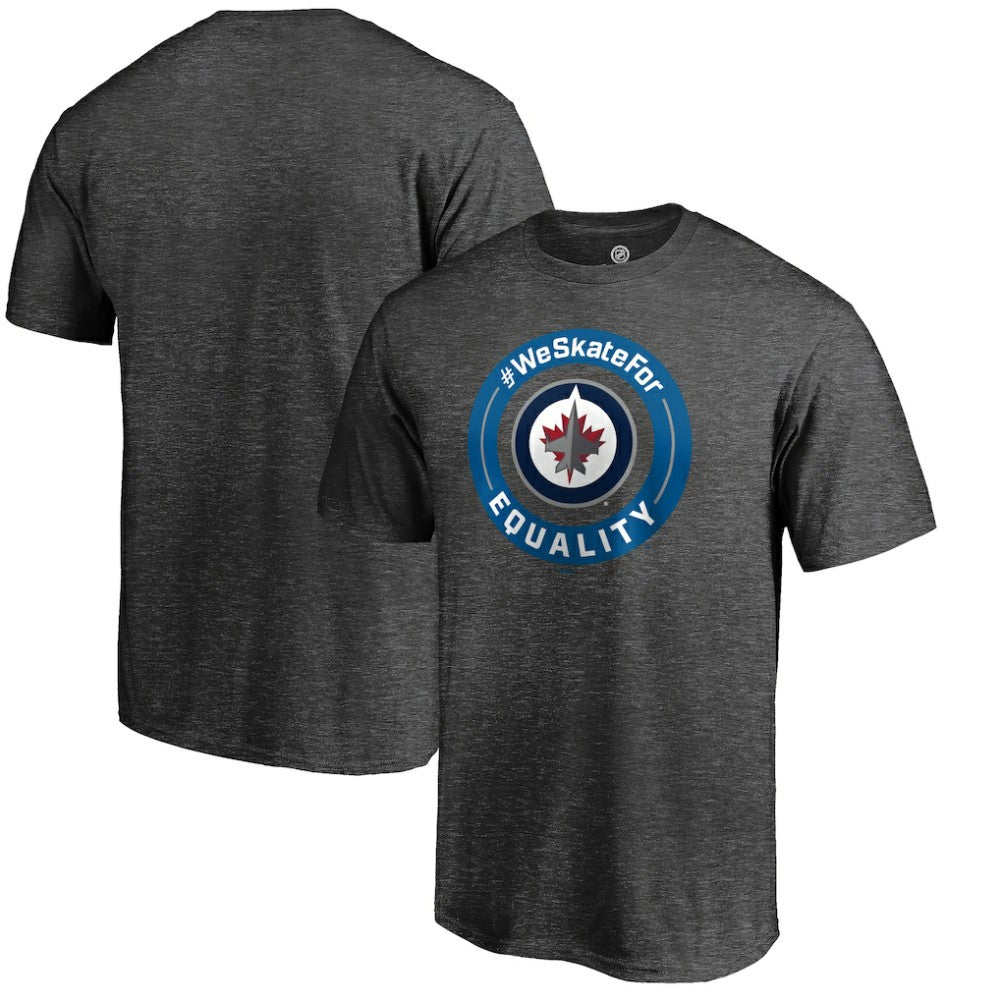 Winnipeg Jets #WeSkateFor T-Shirt - Heather Gray | NHL near me