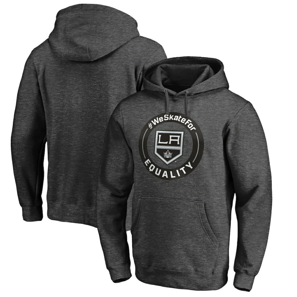 Los Angeles Kings #WeSkateFor Pullover Hoodie - Heather Gray | NHL discount