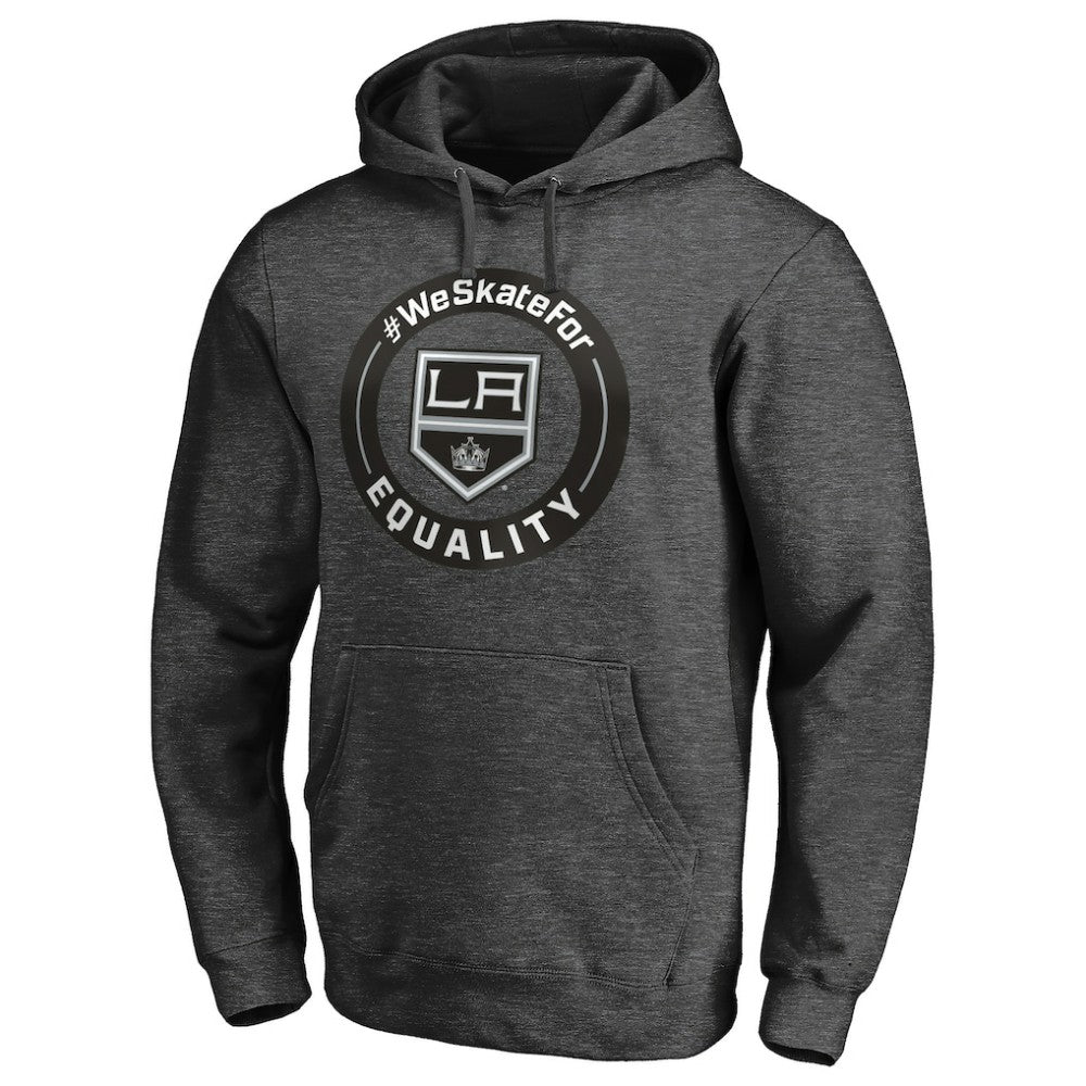 Los Angeles Kings #WeSkateFor Pullover Hoodie - Heather Gray | NHL discount