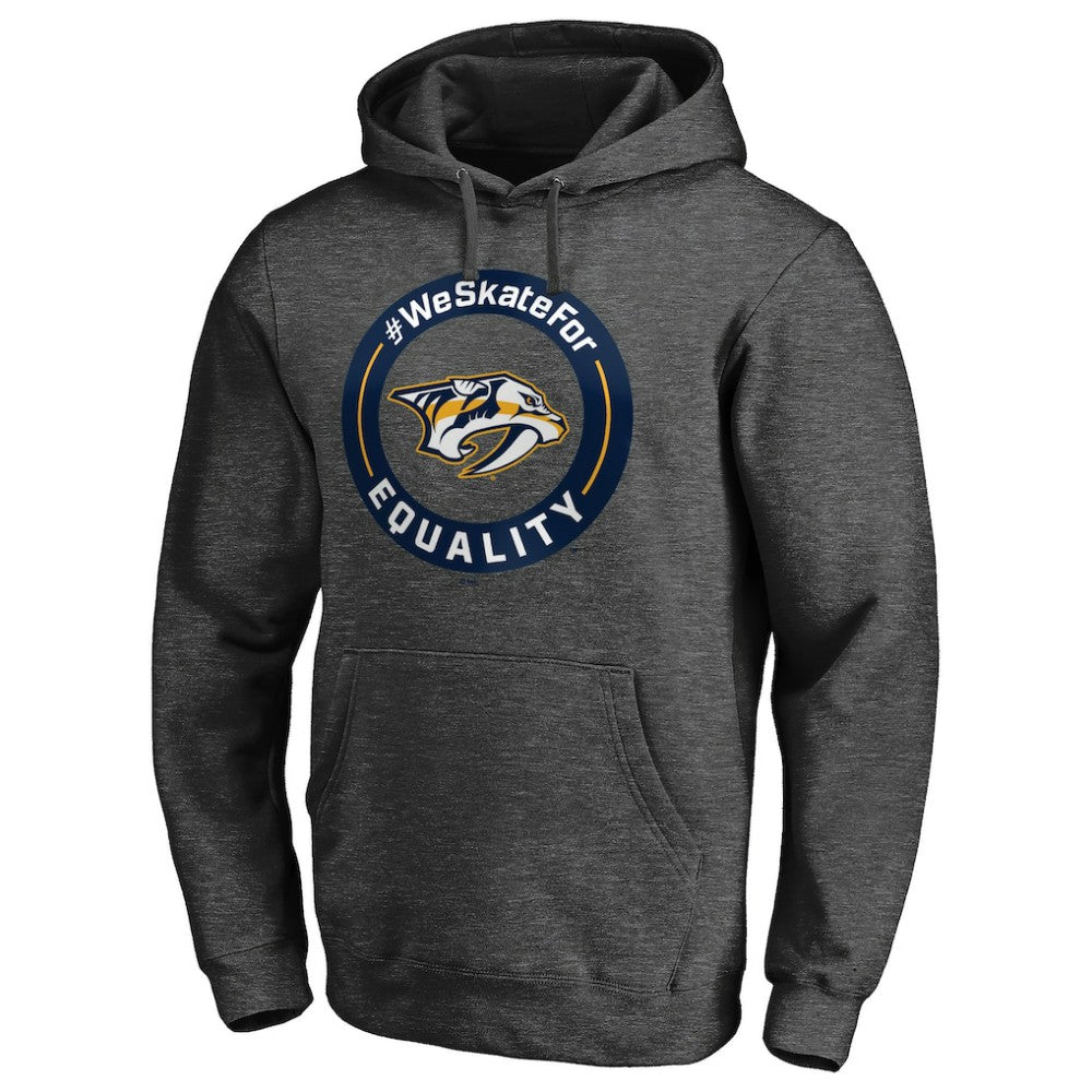 Nashville Predators #WeSkateFor Pullover Hoodie - Heather Gray | NHL online