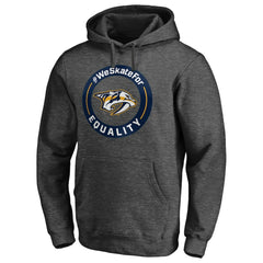 Nashville Predators #WeSkateFor Pullover Hoodie - Heather Gray | NHL online