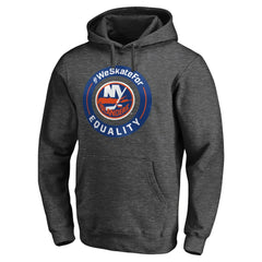 New York Islanders #WeSkateFor Pullover Hoodie - Heather Gray | NHL sale