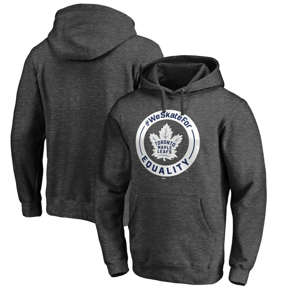 Toronto Maple Leafs #WeSkateFor Pullover Hoodie - Heather Gray | NHL Clearance