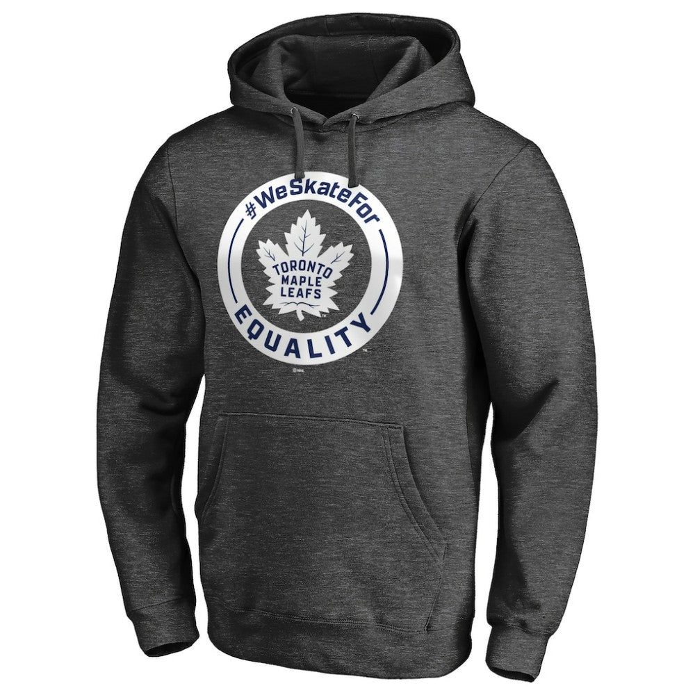 Toronto Maple Leafs #WeSkateFor Pullover Hoodie - Heather Gray | NHL Clearance