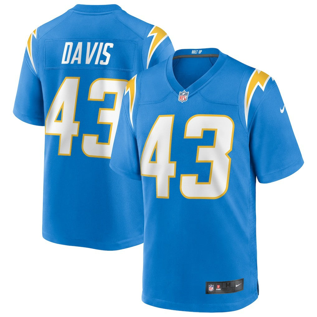 Michael Davis Los Angeles Chargers Game Jersey - Powder Blue - Nike