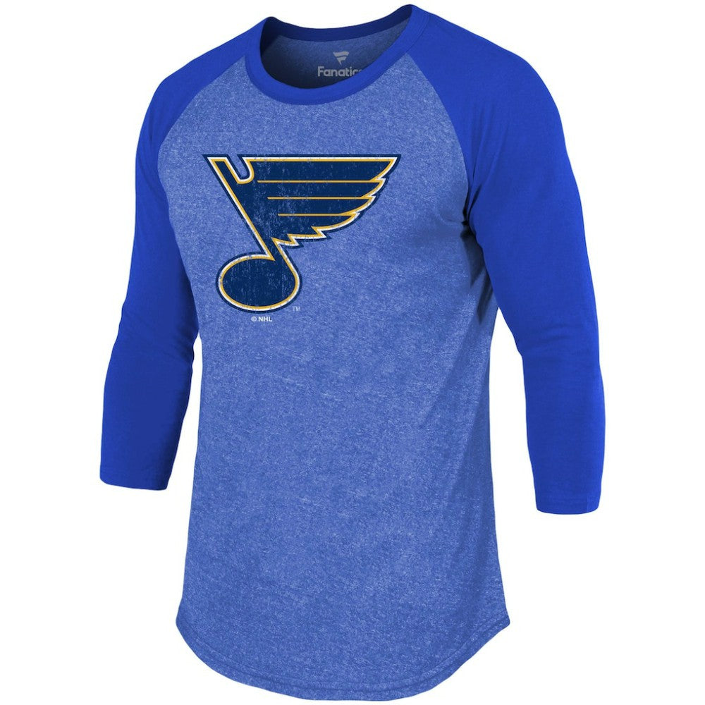 Jordan Binnington St. Louis Blues Fanatics Name & Number Tri-Blend Raglan 3/4-Sleeve T-Shirt - Blue | Fanatics near me