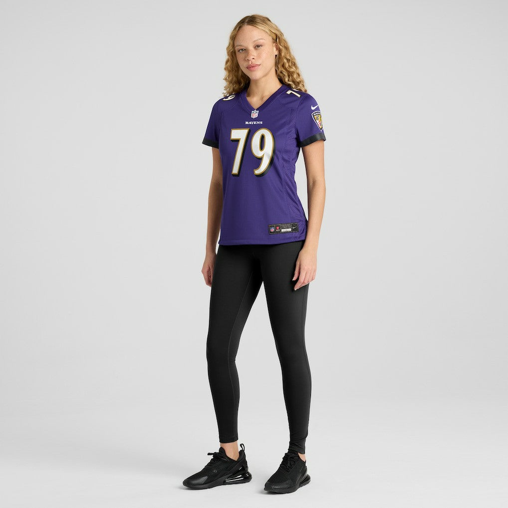 Ronnie Stanley Baltimore Ravens Women's Game Jersey - Purple - Nike