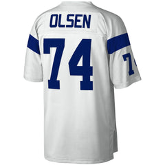 Merlin Olsen Los Angeles Rams Legacy Replica Jersey - White - Mitchell & Ness