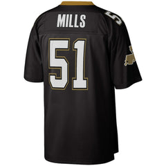 Sam Mills New Orleans Saints Legacy Replica Jersey - Black - Mitchell & Ness