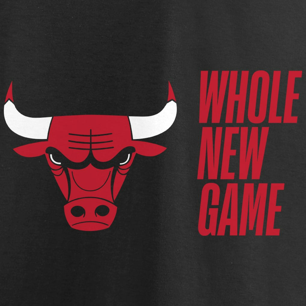 Chicago Bulls Whole New Game Team T-Shirt Black