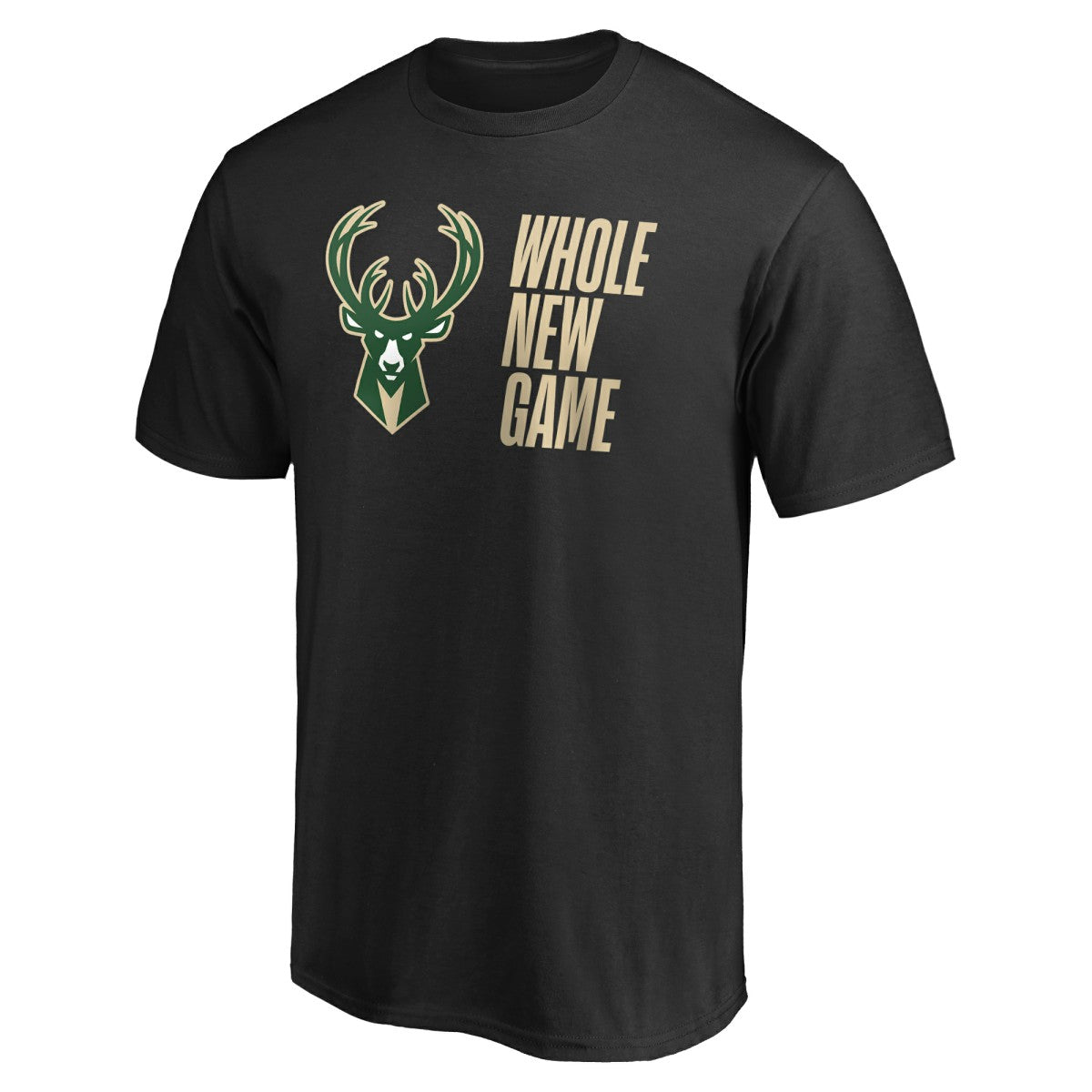 Milwaukee Bucks Whole New Game Team T-Shirt Black