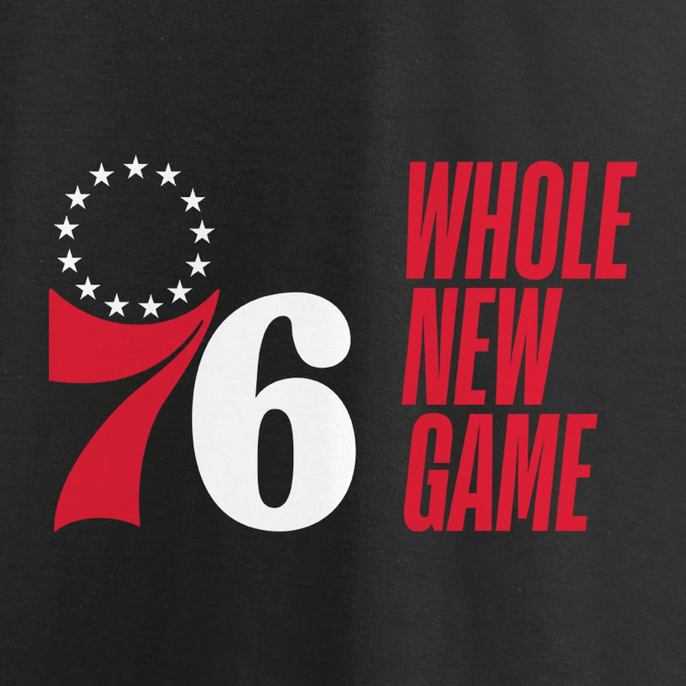 Philadelphia 76ers Whole New Game Team T-Shirt Black