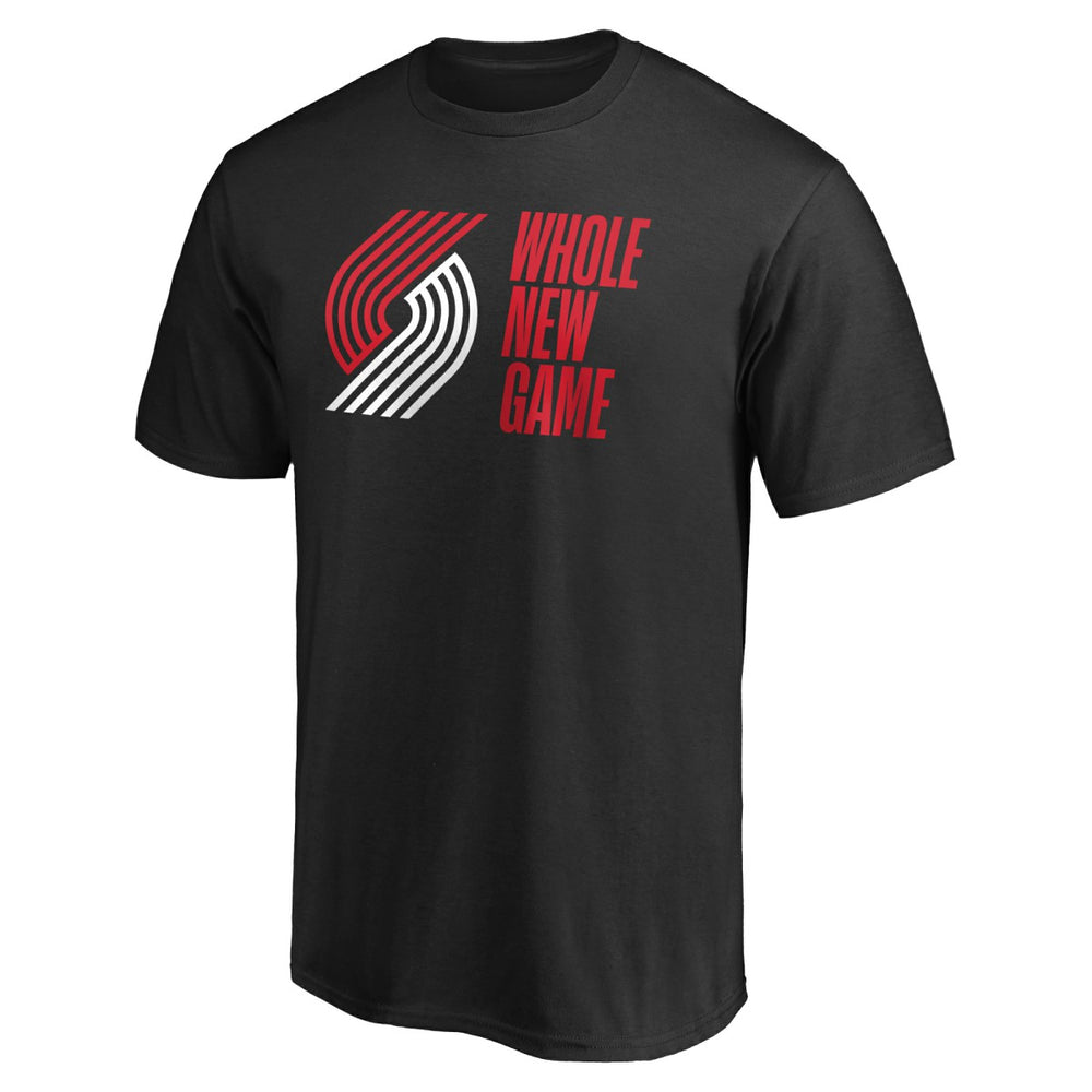 Portland Trail Blazers Whole New Game Team T-Shirt Black