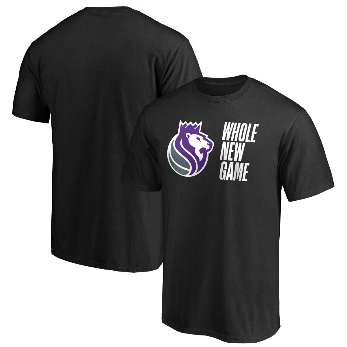 Sacramento Kings Whole New Game Team T-Shirt Black