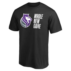 Sacramento Kings Whole New Game Team T-Shirt Black