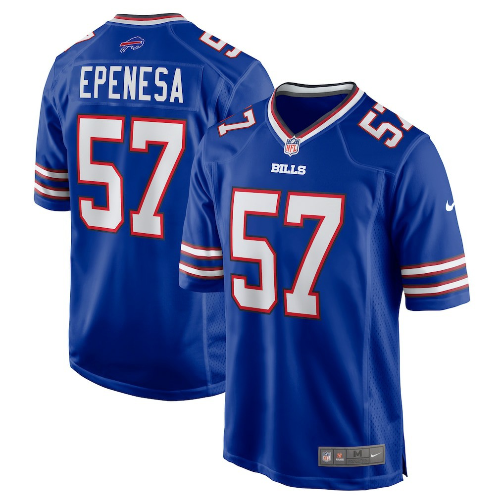 A.J. Epenesa Buffalo Bills Game Player Jersey - Royal - Nike