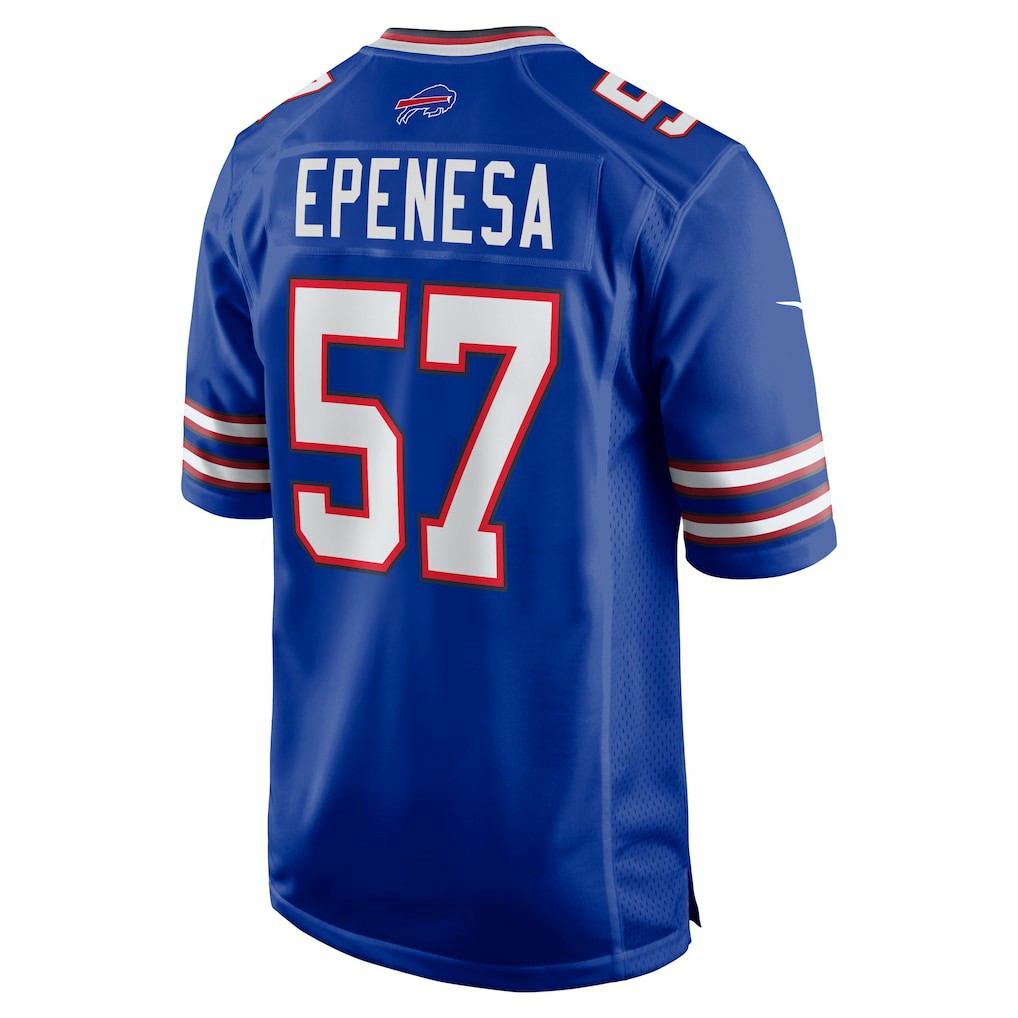 A.J. Epenesa Buffalo Bills Game Player Jersey - Royal - Nike