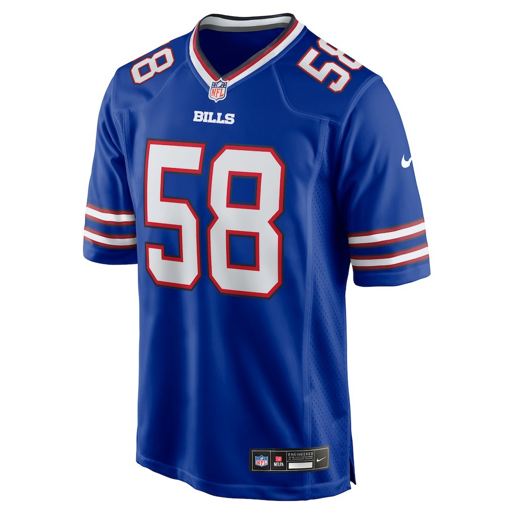 Matt Milano Buffalo Bills Game Player Jersey - Royal - Nike