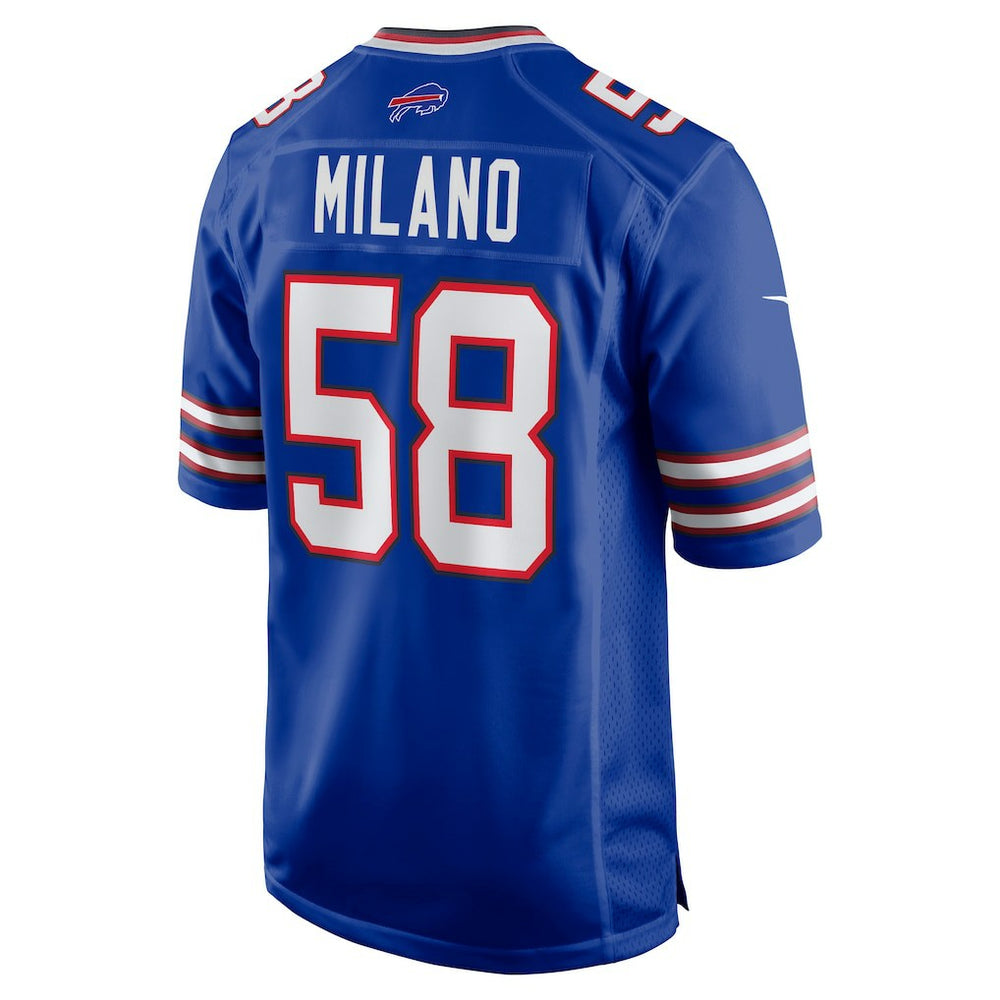 Matt Milano Buffalo Bills Game Player Jersey - Royal - Nike