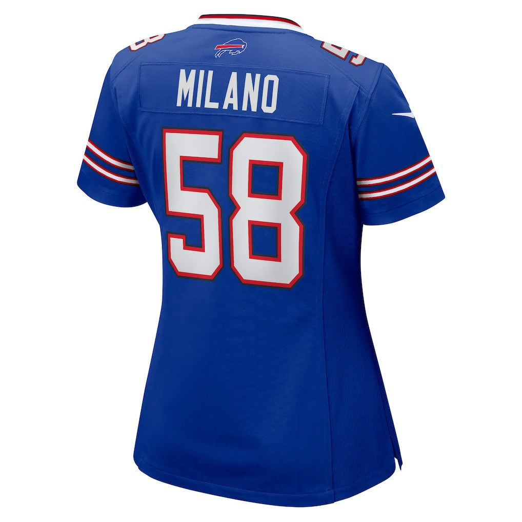 Matt Milano Buffalo Bills Women's Game Jersey - Royal - Nike