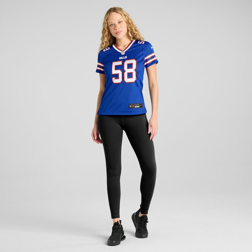 Matt Milano Buffalo Bills Women's Game Jersey - Royal - Nike