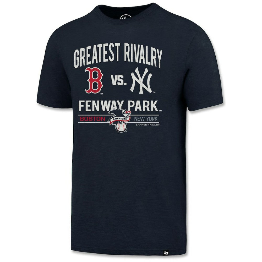 Boston Red Sox vs. New York Yankees '47 Rivalry Scrum T-Shirt for sale