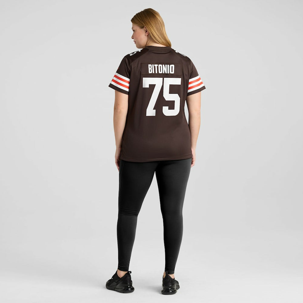 Joel Bitonio Cleveland Browns Women's Game Jersey - Brown - Nike