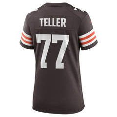 Wyatt Teller Cleveland Browns Women's Game Jersey - Brown - Nike