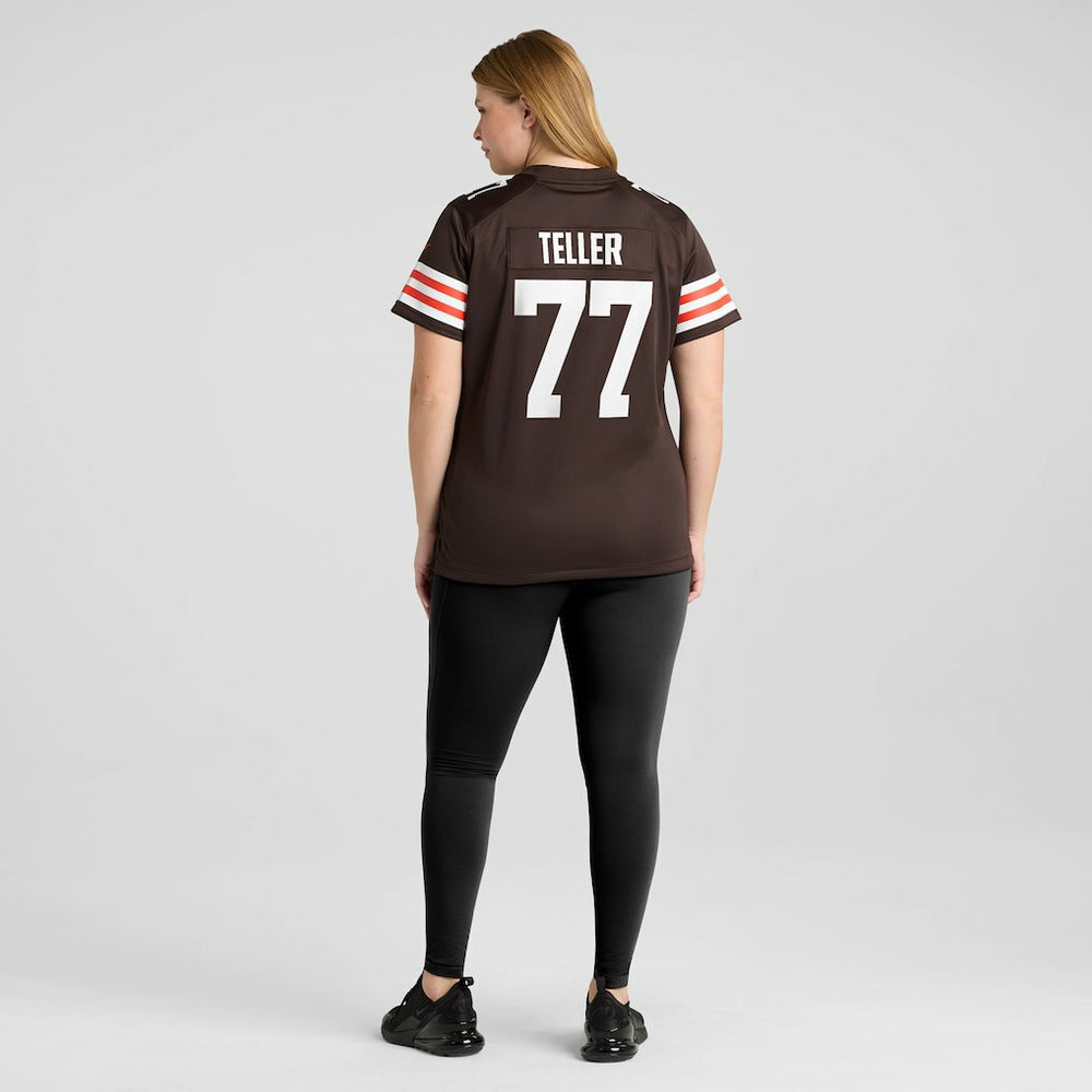 Wyatt Teller Cleveland Browns Women's Game Jersey - Brown - Nike