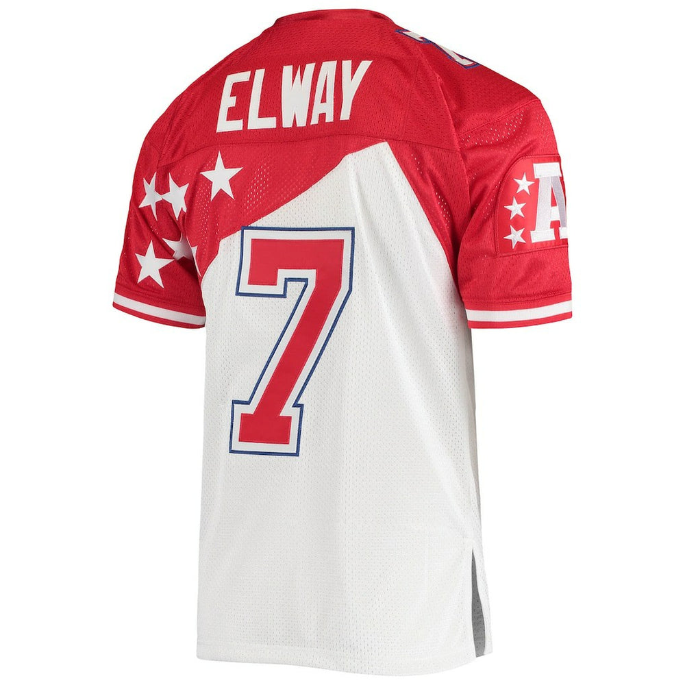 John Elway AFC 1995 Pro Bowl Authentic Jersey - White/Red - Mitchell & Ness