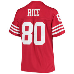 Jerry Rice San Francisco 49ers Women's 1990 Legacy Replica Jersey - Scarlet - Mitchell & Ness