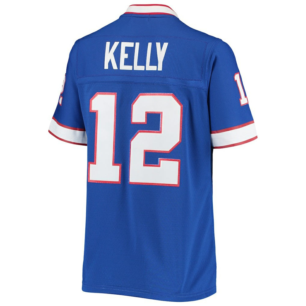 Jim Kelly Buffalo Bills Women's 1990 Legacy Replica Jersey - Royal - Mitchell & Ness